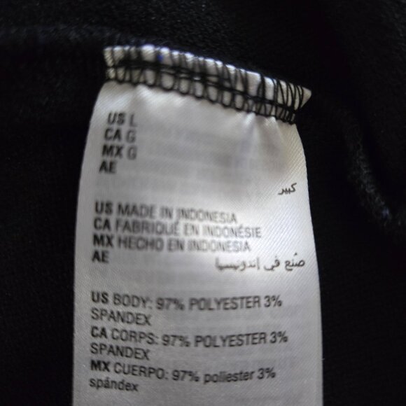 Bar III Black Open Front Blazer Jacket Shawl Collar Size Large - Picture 3 of 3